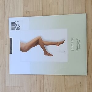 Shimera Light Support Control Top Pantyhose OFF Black Size B